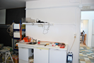 Extra kitchen unit and fridge in garage